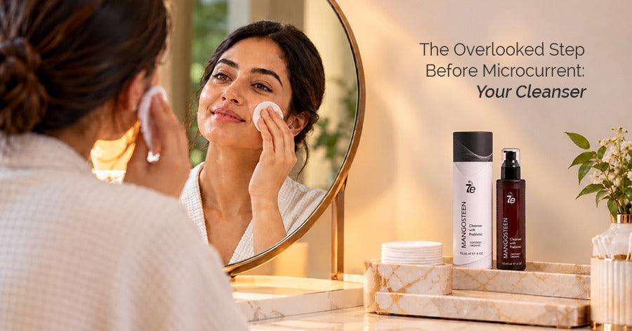 The Overlooked Step Before Microcurrent: Your Cleanser