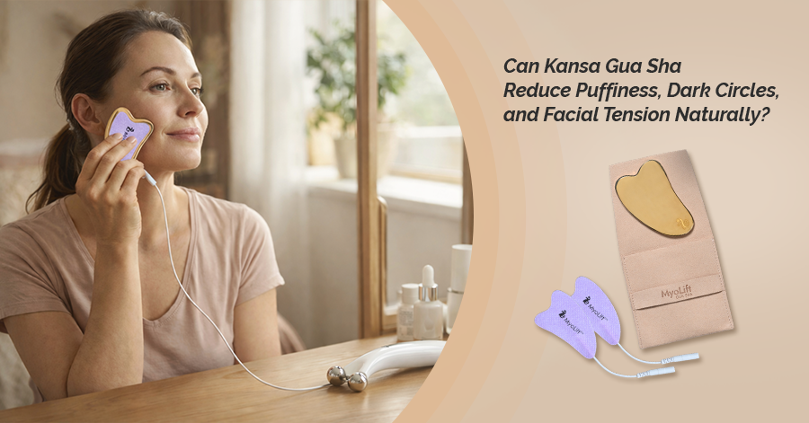Kansa Gua Sha Reduce Puffiness