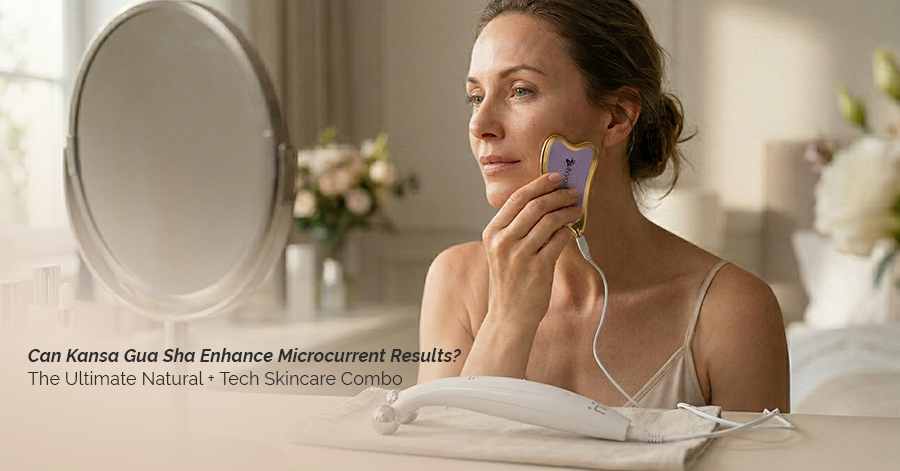 Can Kansa Gua Sha Enhance Microcurrent Results