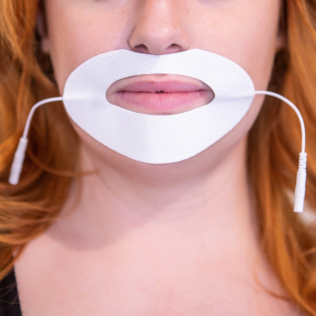 Lip Mask For Hands Free Microcurrent Therapy Around Lip Area - 7E Wellness